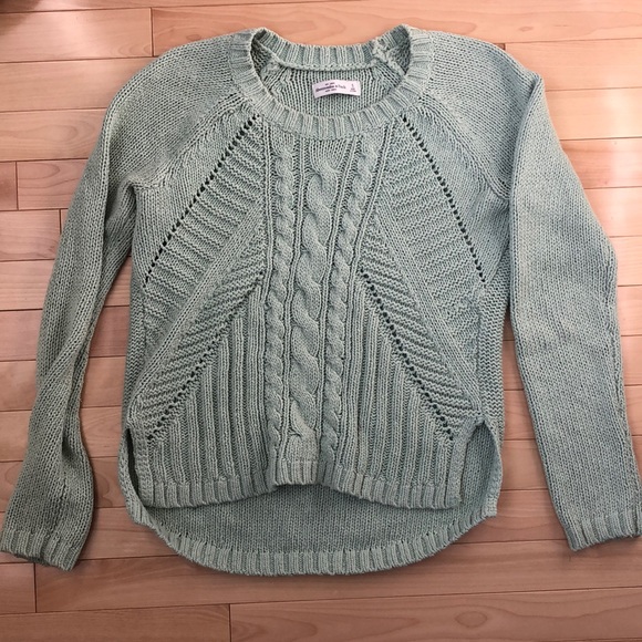 Abercrombie light green sweater - Picture 1 of 2